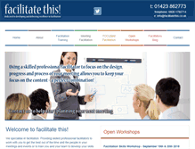 Tablet Screenshot of facilitatethis.co.uk